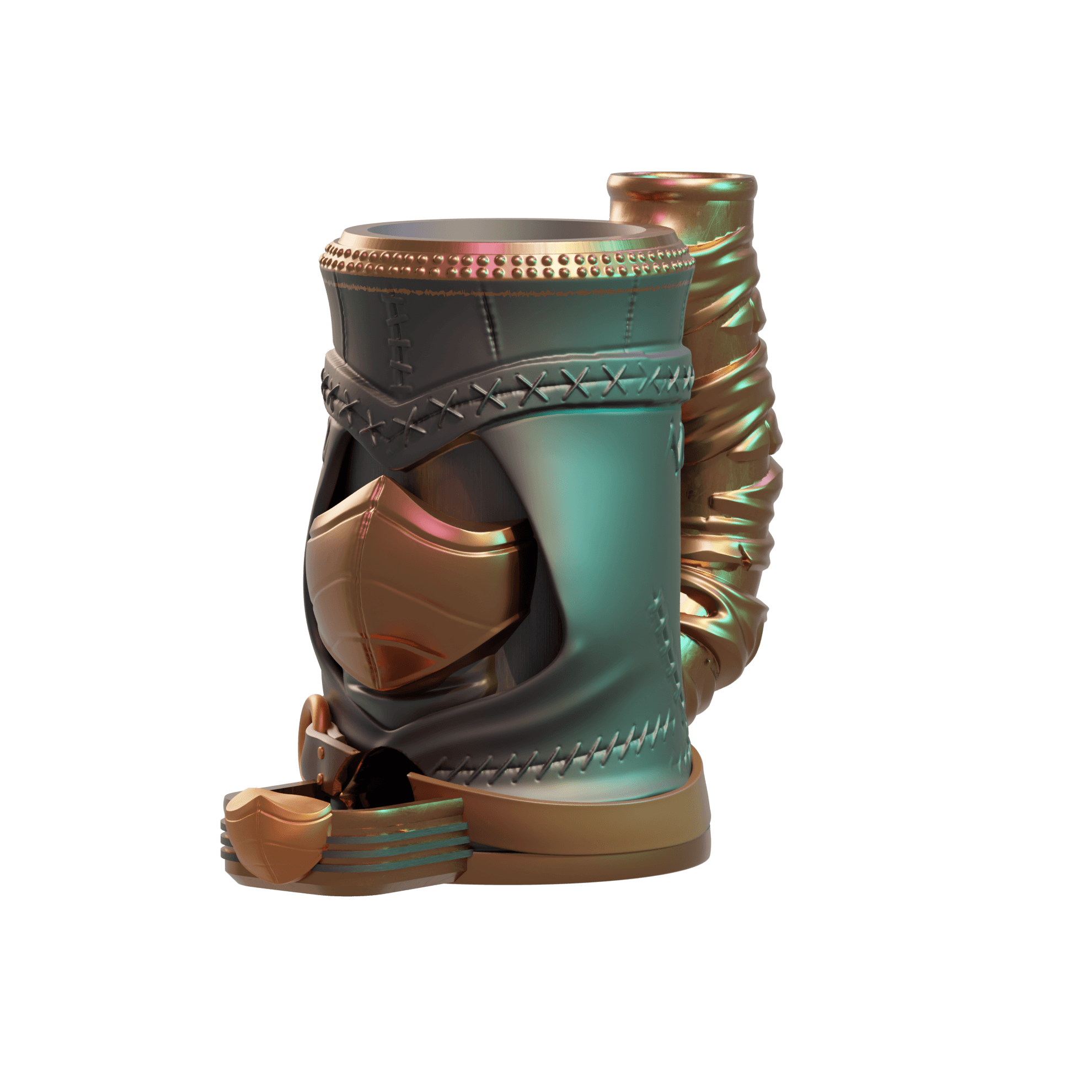 Assassin Dice Tower Mug 3d model