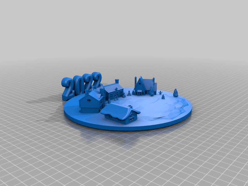 Elf Christmas light up seen 3d model