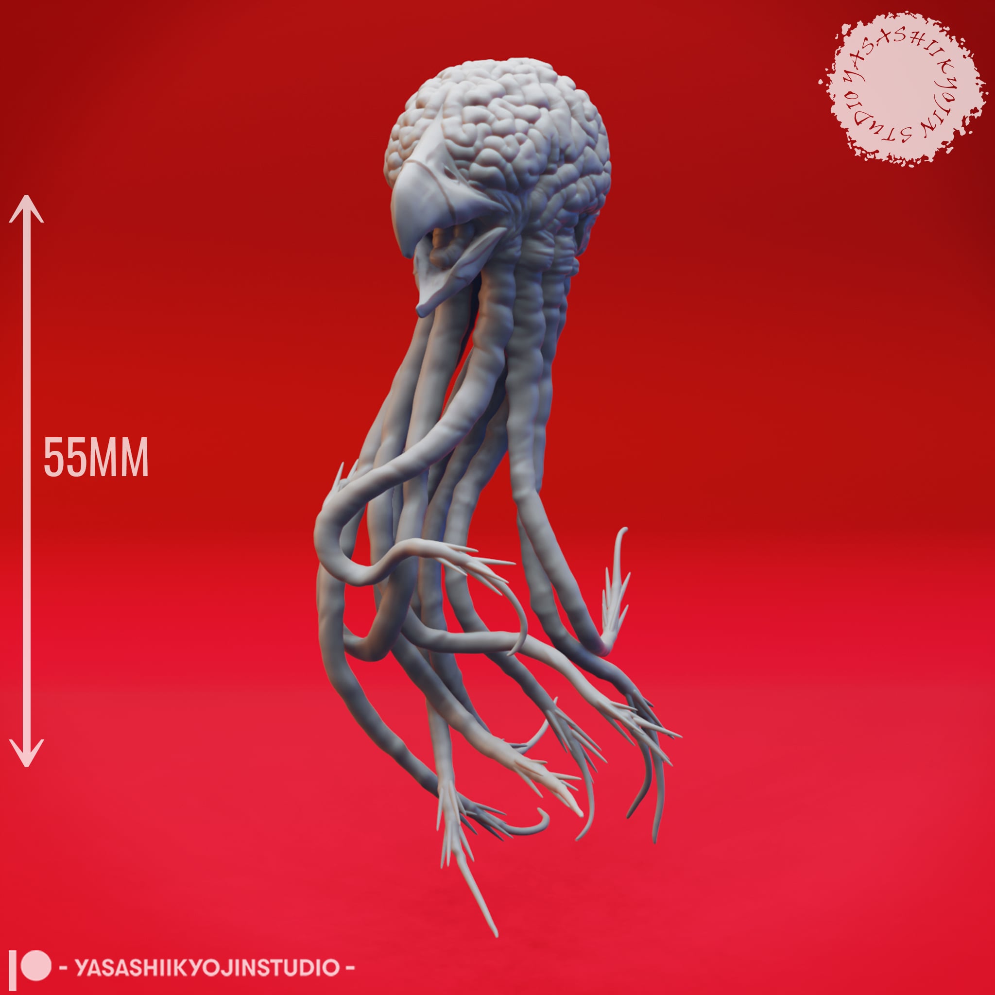 Grell Pair - Tabletop Miniatures (Pre-Supported) 3d model