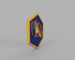 Charizard Pokemon PokeCoin STL 3d model