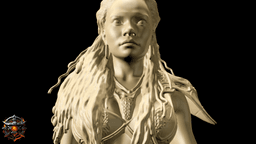 Myra Goldleaf of The Obsidian Circle 3d model