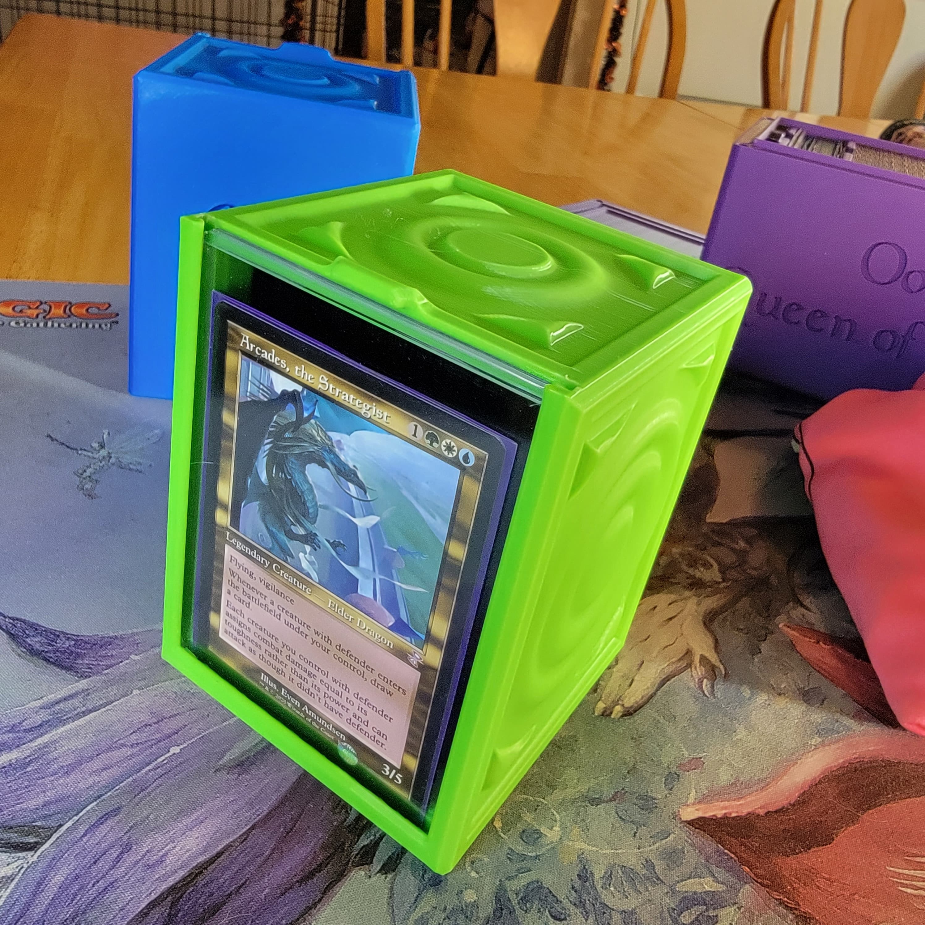 Detailed Top Loader EDH Deck Box 3d model