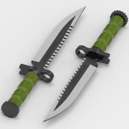Military knife 3D Print 3d model