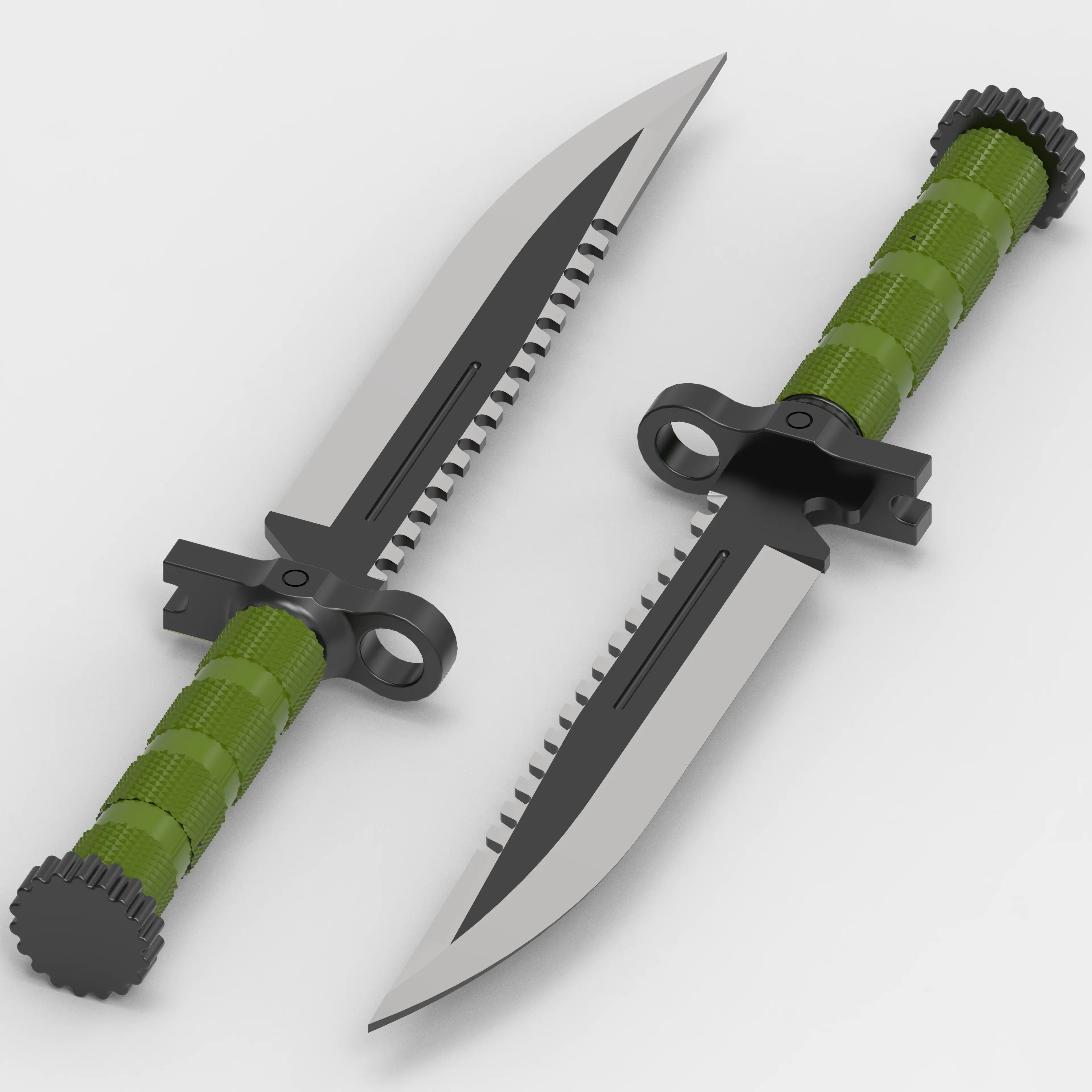 Military knife 3D Print 3d model