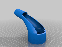 Funnel for brush cutter fuel mixer bottle 3d model