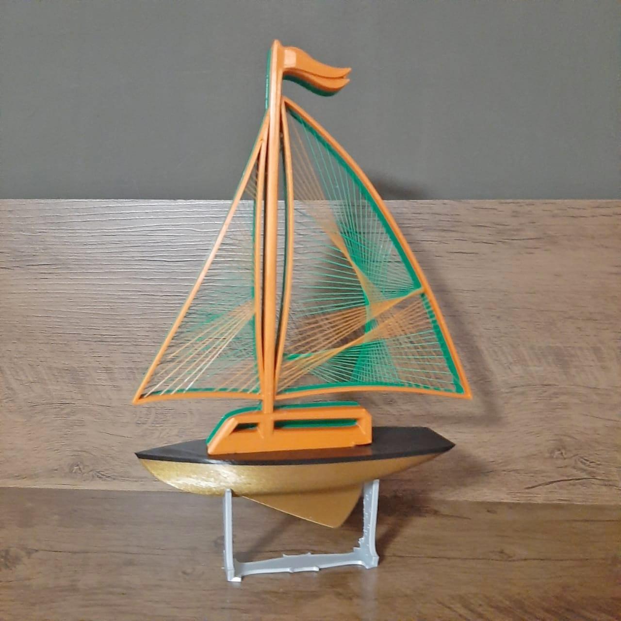 Sailboat - no supports - @redbrindes_shop - 3d model