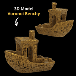 Voronoi Benchy 3d model