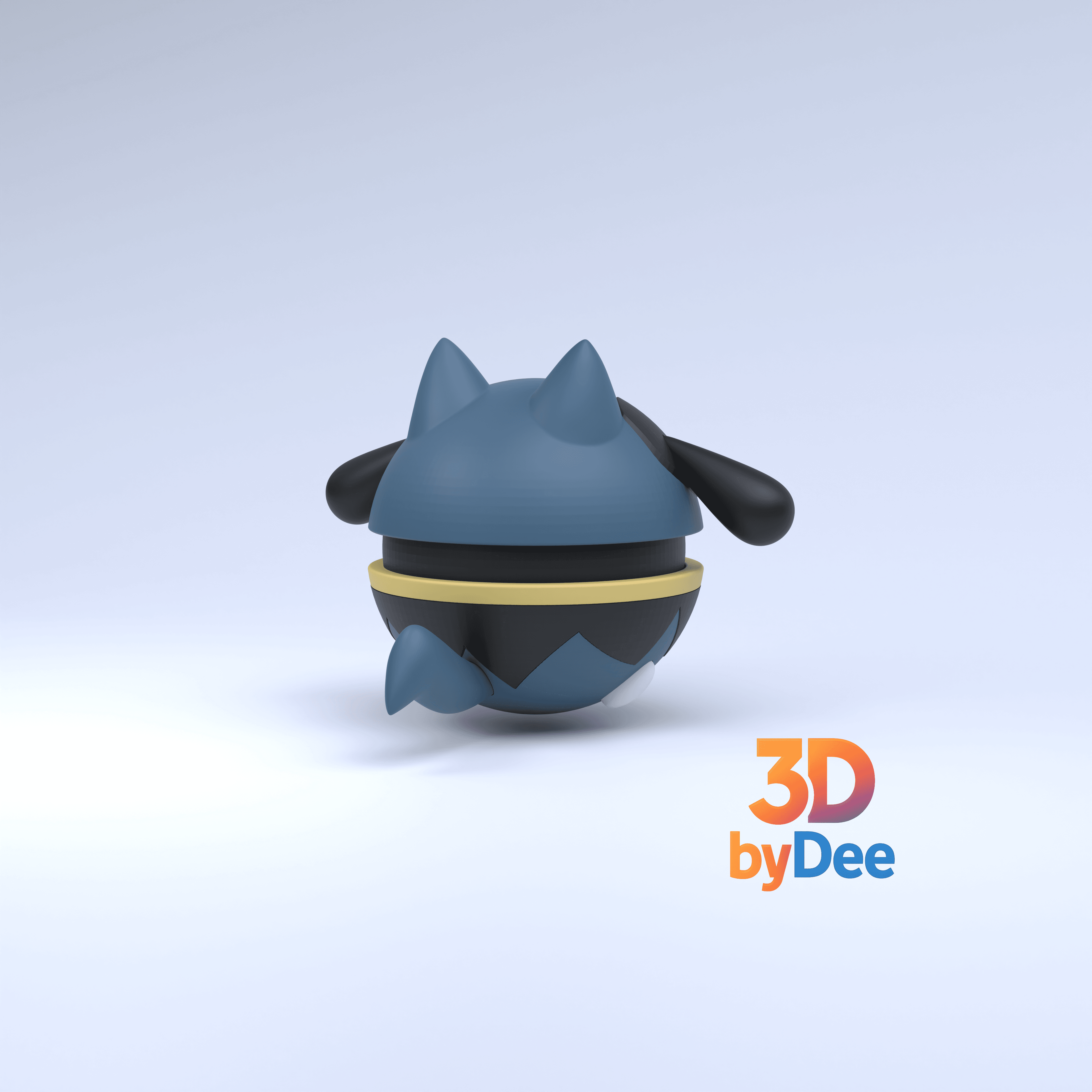Riolu Pokeball 3d model