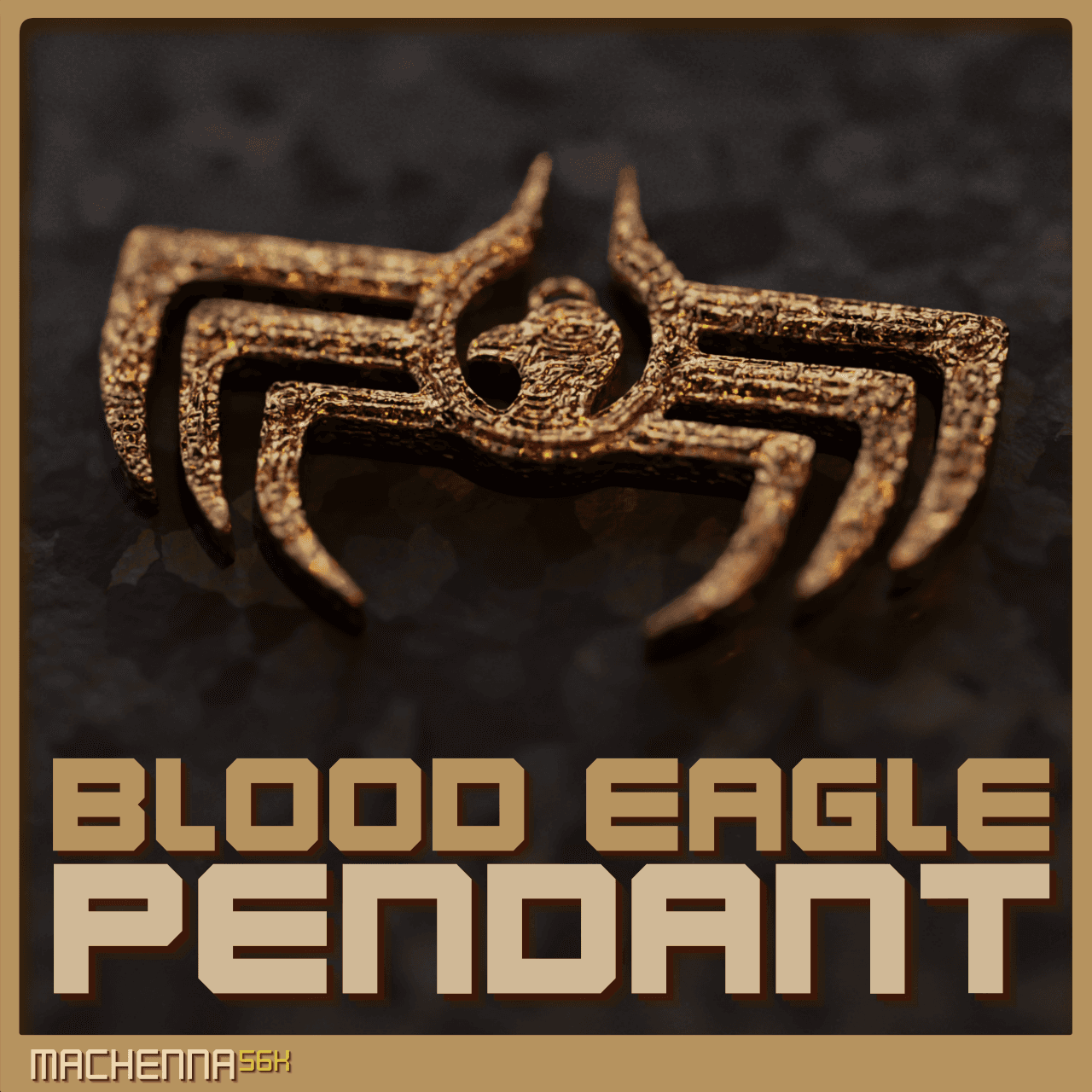 Blood Eagle Pendant | Starseige: Tribes Fan Art 3d model