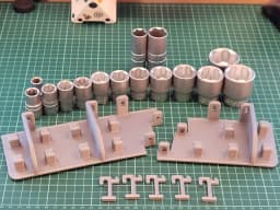 IKEA SKADIS - BIG Ratchet / Socket Wrench organizer + tools 3d model