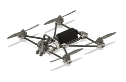 Tubular 6inch frame - superlight and superstiff - no CNC needed 3d model