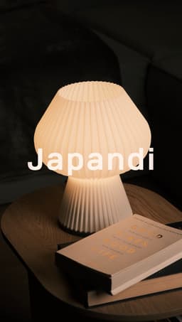 Japandi - Small Table/Bedside Lamp 3d model