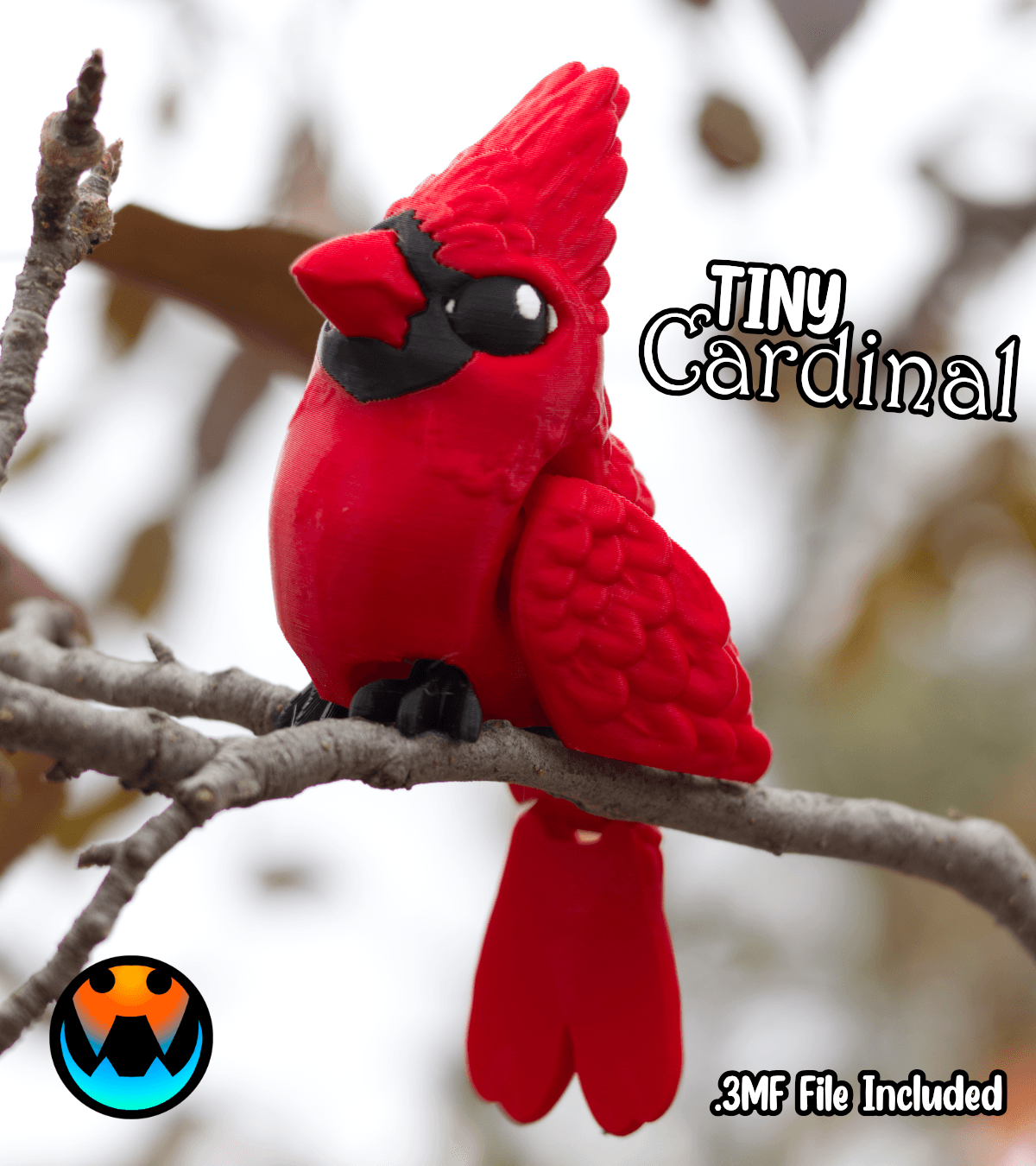 Tiny Cardinal 3d model