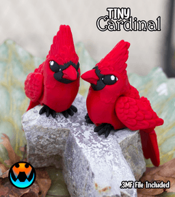 Tiny Cardinal 3d model