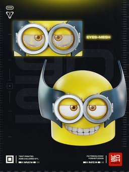 Banana Mask 3D Printer STL File 3d model