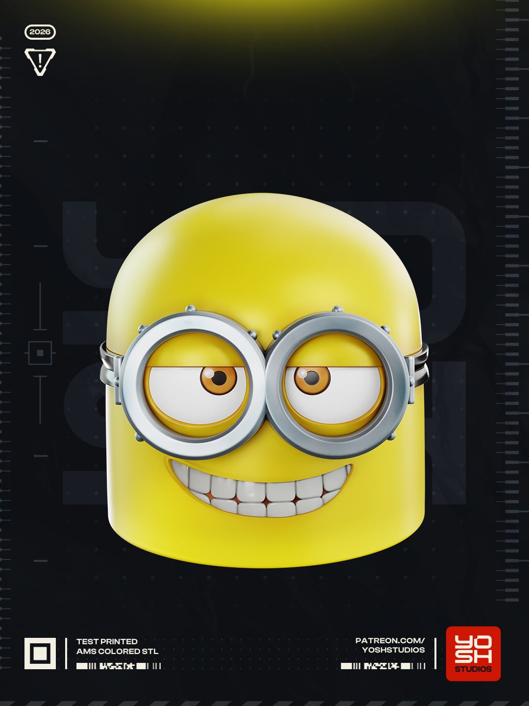 Banana Mask 3D Printer STL File 3d model