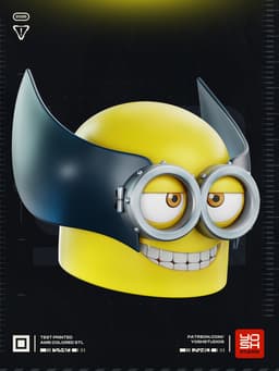 Banana Mask 3D Printer STL File 3d model