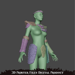 Fantasy Aela the Huntress The Elder Scrolls Skyrim 3d model