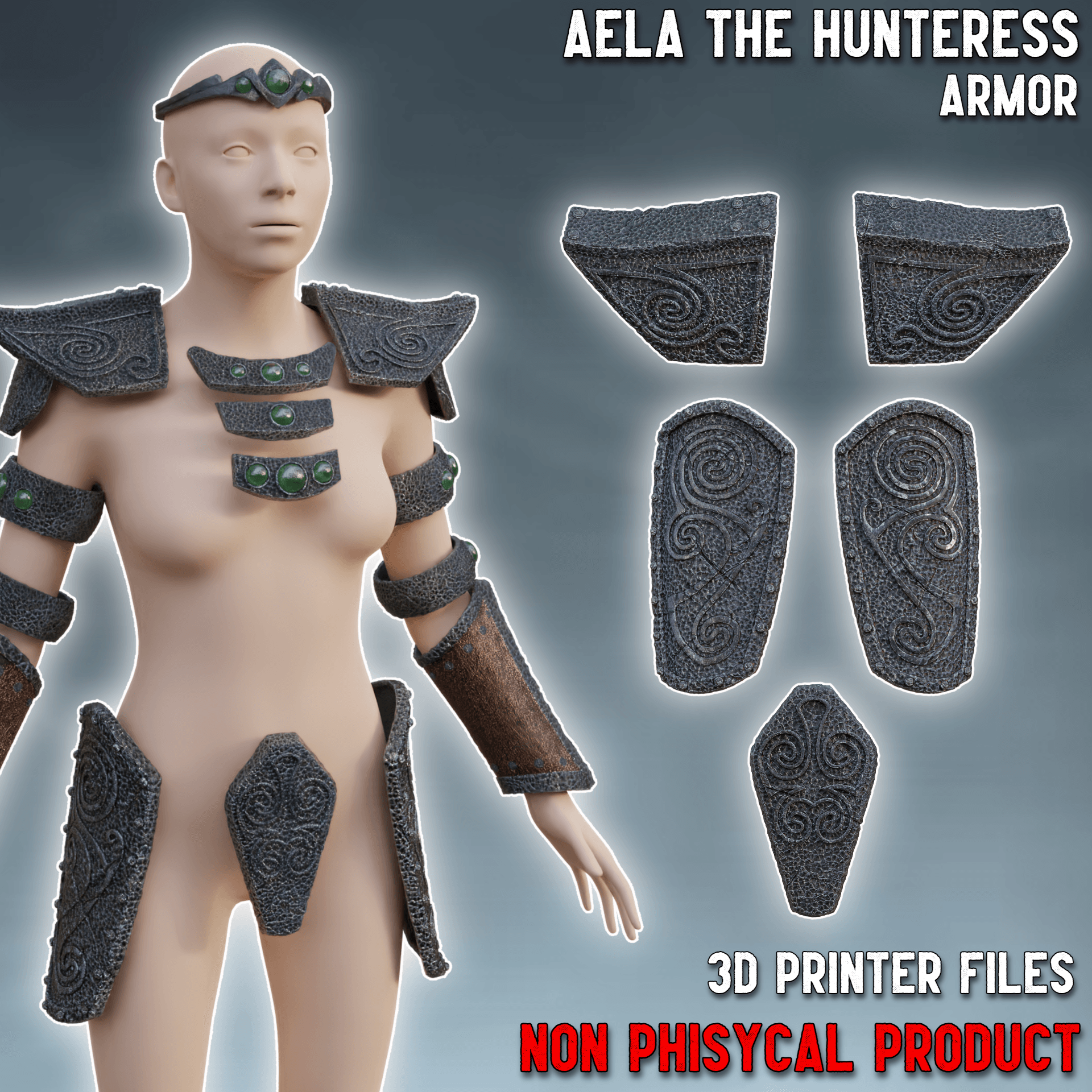 Fantasy Aela the Huntress The Elder Scrolls Skyrim 3d model