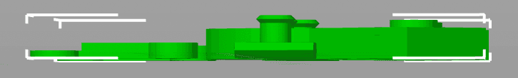 Kinetic Extruder Visualizer Engine with wider pistons from JohnyR 3d model