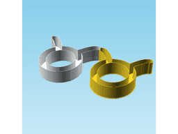 Taurus symbol, nestable box (v2) 3d model