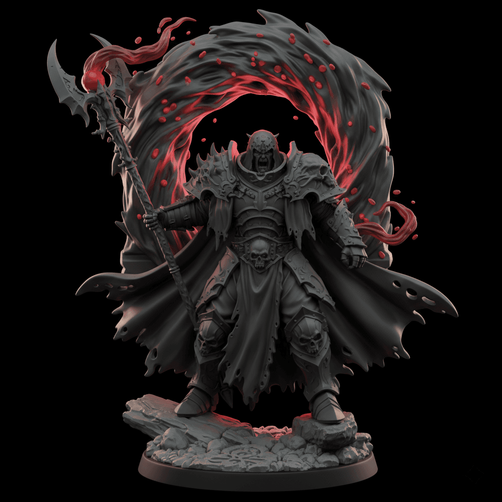 Chaos Warlock Demonic Portal Detailed STL Download 3d model