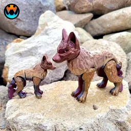 Cinder Wolf 3d model
