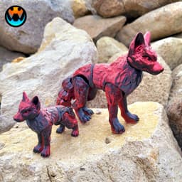 Cinder Wolf 3d model