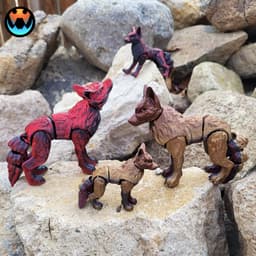 Cinder Wolf 3d model