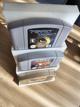 Nintendo 64 Cartridge Display Stand N64 3d model