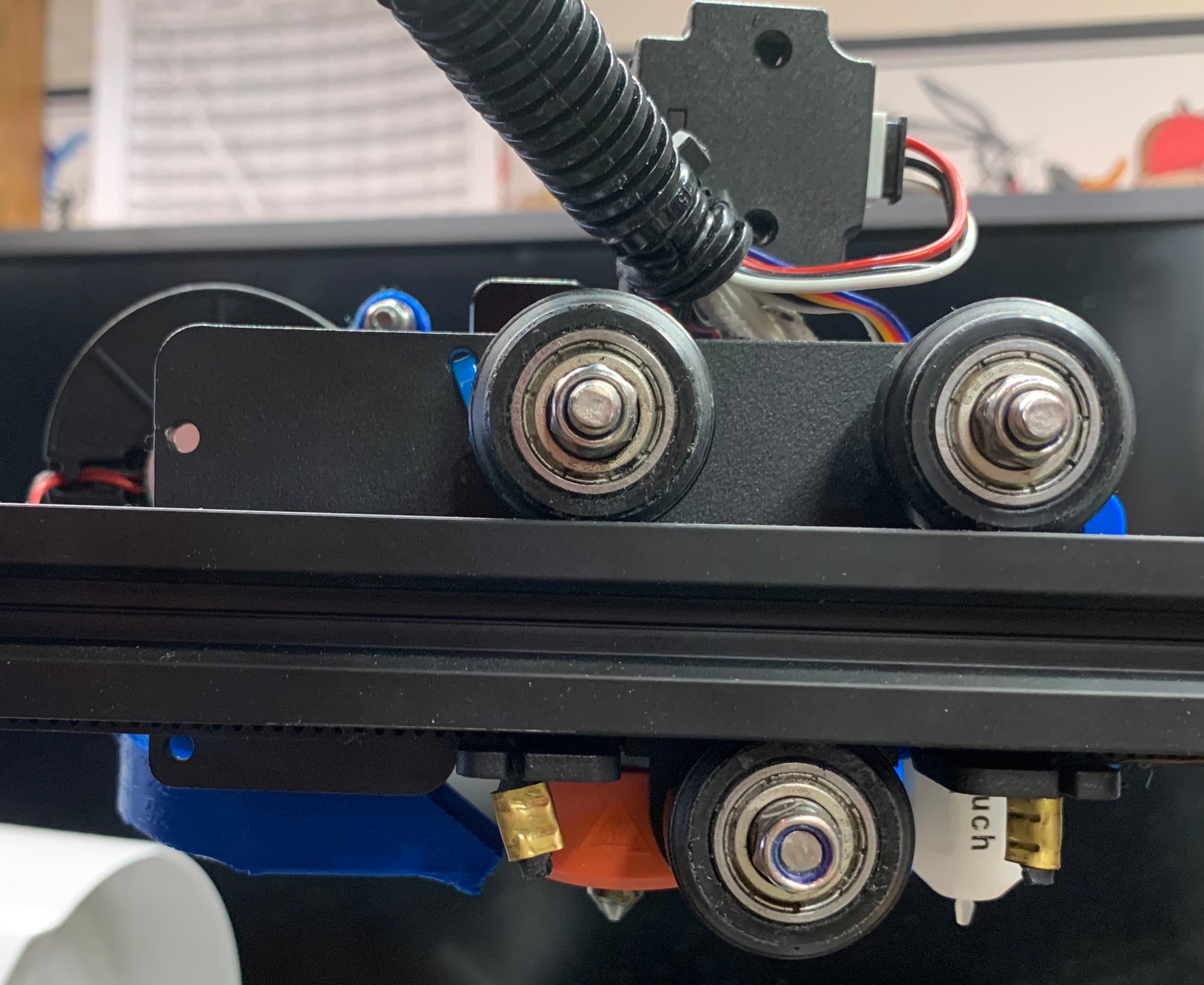 Extended X carriage mod for BIQU H2 3d model