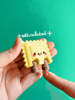 Cute Articulated Ravioli | No AMS | Print-in-place | Support-free 3d model
