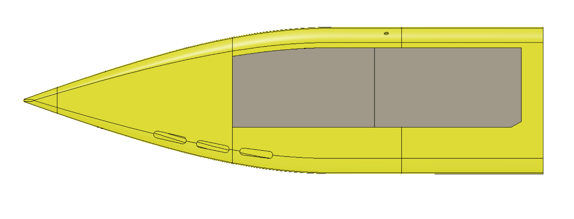 RC Boat V Hull Self Righting  3d model