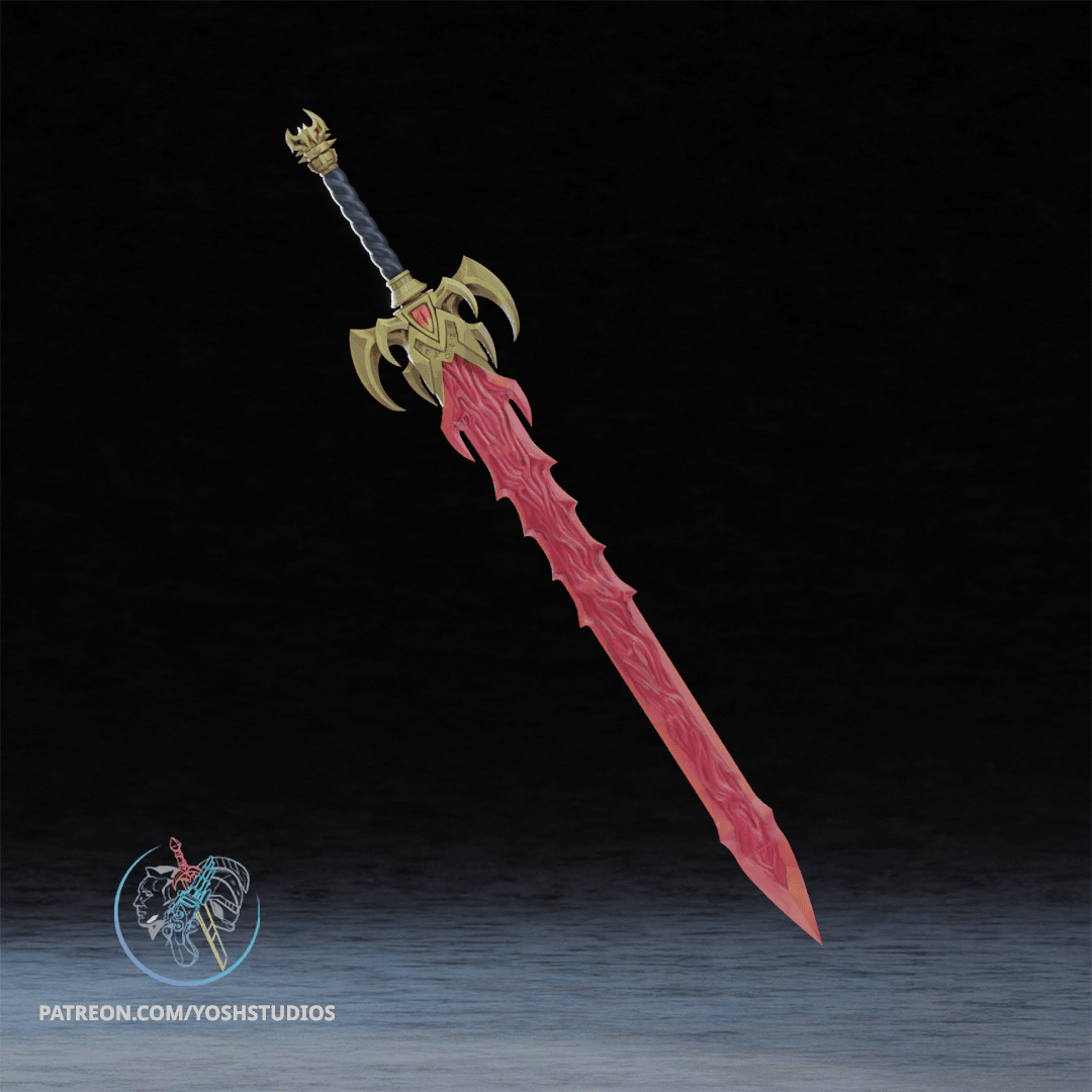 Blade Sword Marvel Rivals 3D Printer STL File 3d model
