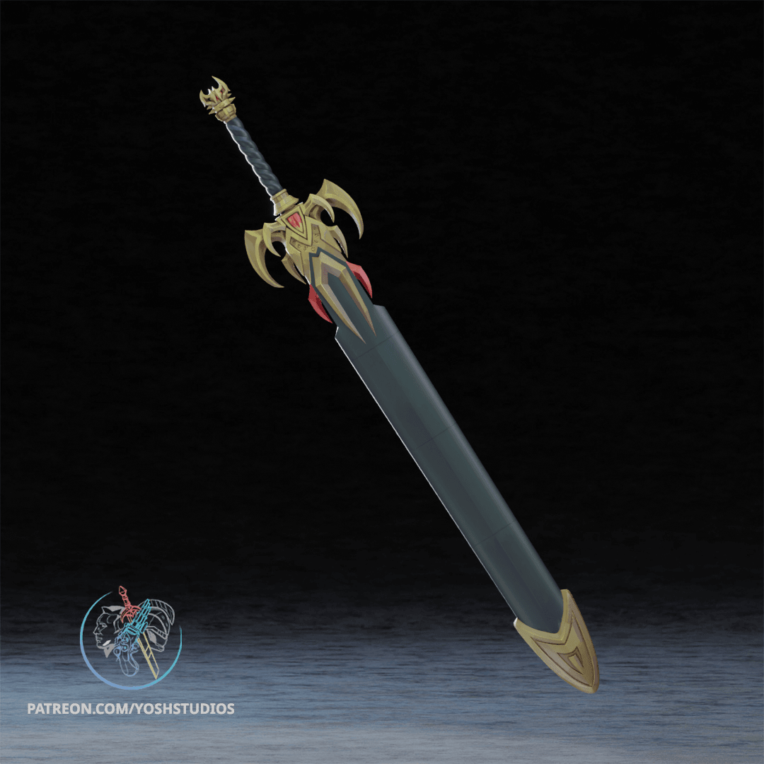 Blade Sword Marvel Rivals 3D Printer STL File 3d model