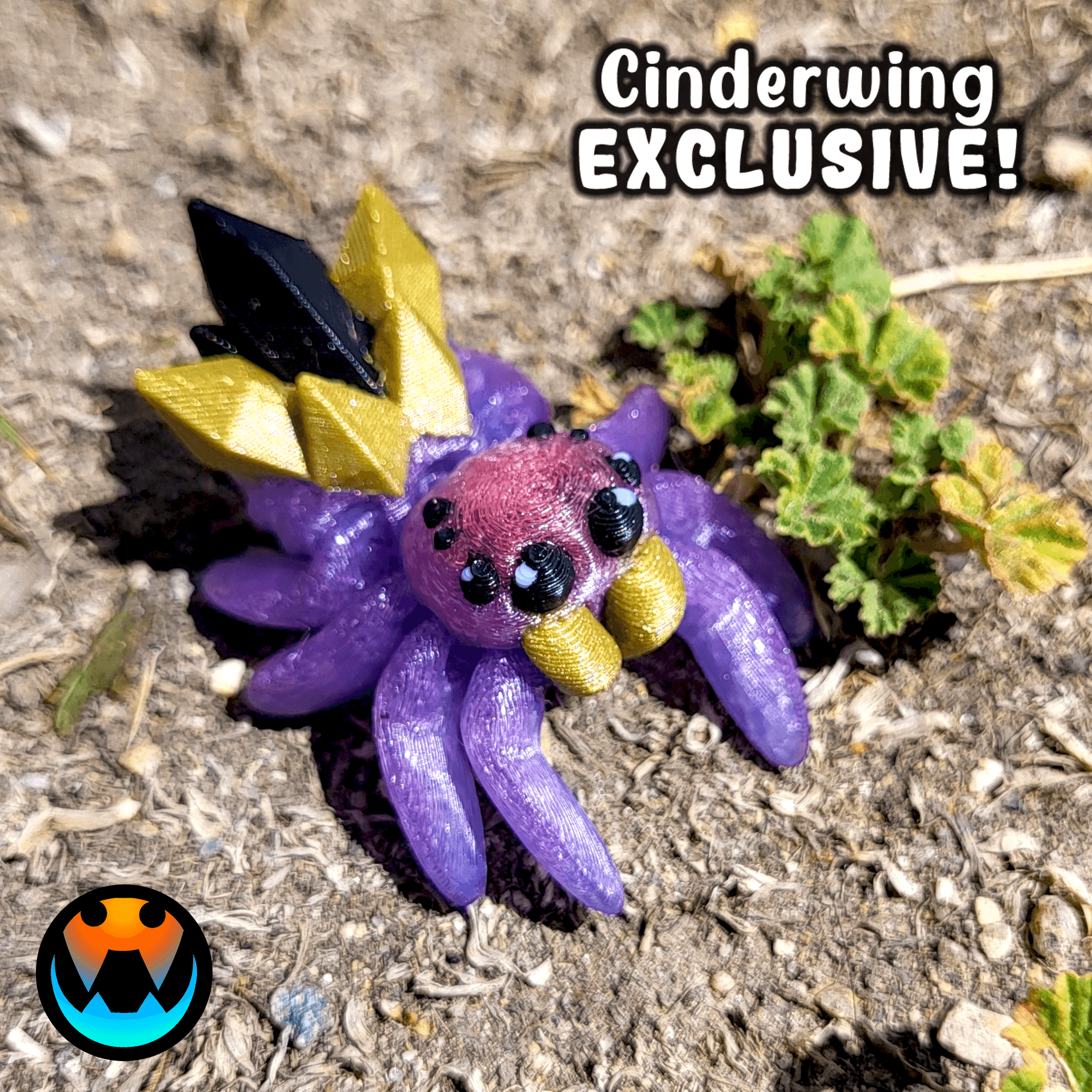 Tiny Crystal Spider 3d model