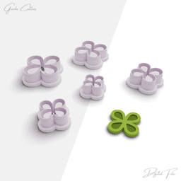 Saint Patrick's Day Polymer Clay Cutter Package, 5 Models, 2 Cutter Version, 5 Size, No:1399 3d model