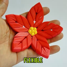 flexi poinsettia 3d model