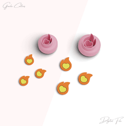 Valentine's Day Studs Polymer Clay Cutter Pack, Mini Valentine Set, 10 Models, 2 Size, No: 1331 3d model