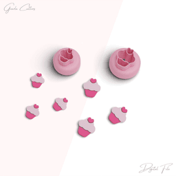 Valentine's Day Studs Polymer Clay Cutter Pack, Mini Valentine Set, 10 Models, 2 Size, No: 1331 3d model