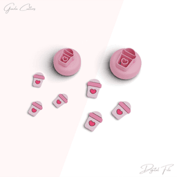 Valentine's Day Studs Polymer Clay Cutter Pack, Mini Valentine Set, 10 Models, 2 Size, No: 1331 3d model