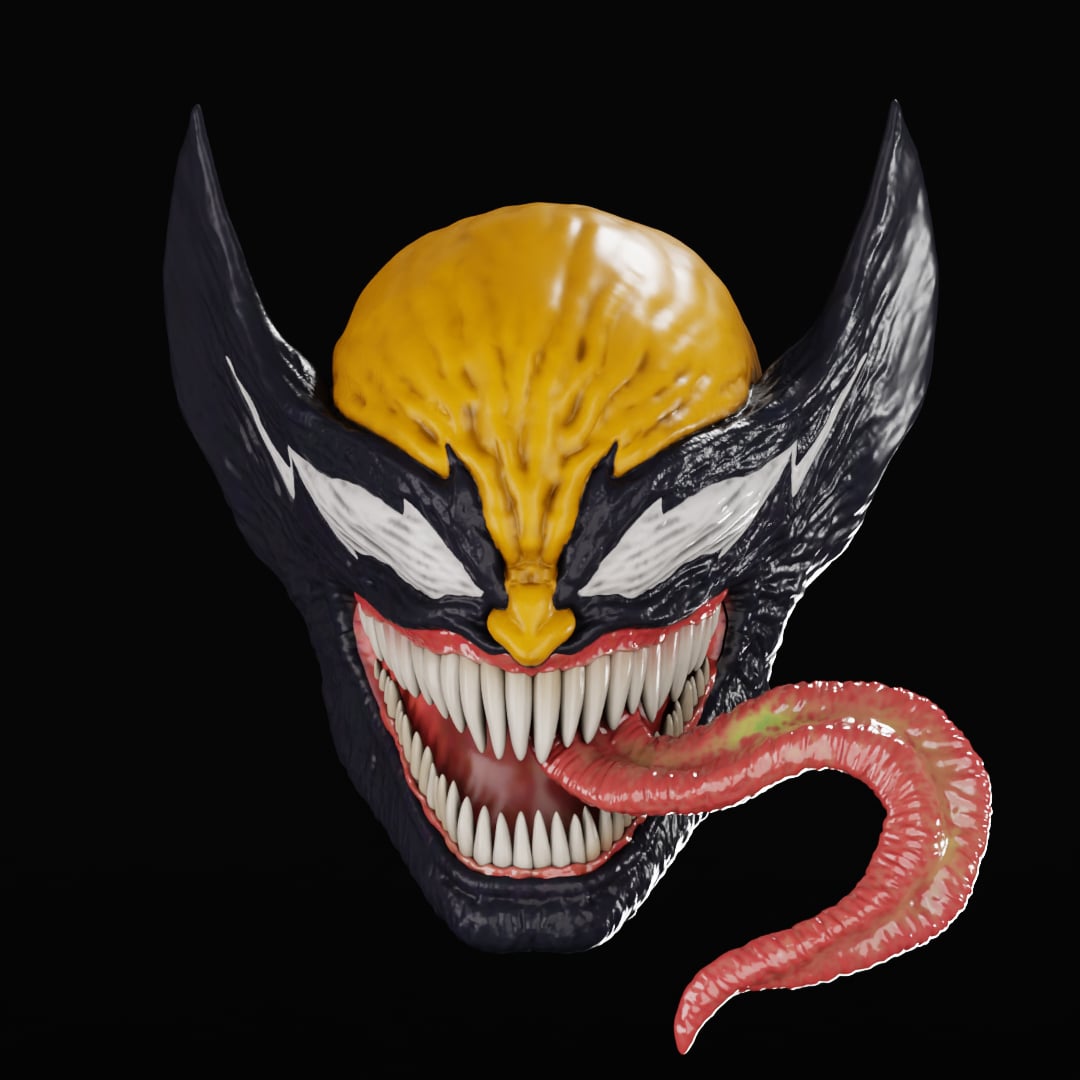 Venom Wolverine 3D Printer STL 3d model