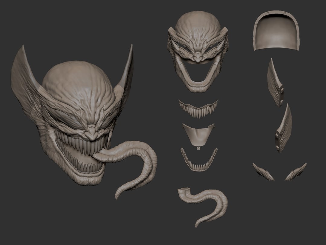 Venom Wolverine 3D Printer STL 3d model
