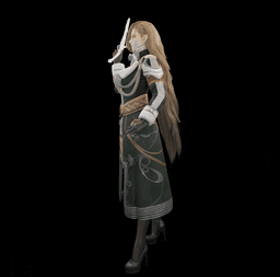 Arcane Gunslinger Mage Fantasy Female Spellblade v2.0 3d model