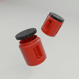 Yet another screw-top container 3d model