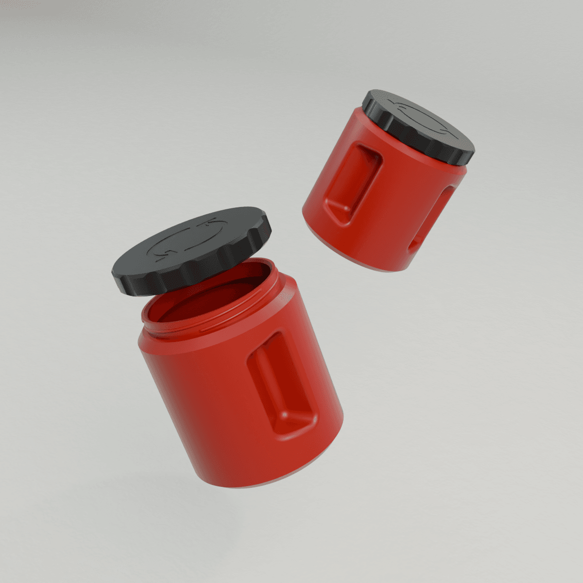 Yet another screw-top container 3d model