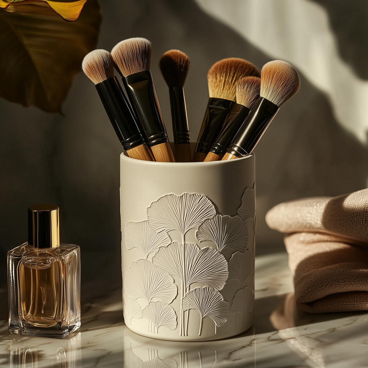 Ginkgo Grove Holder – Elegant Botanical Storage Solution 3d model