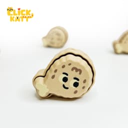 Drumstick - Clicker Fidget Toy Keychain 3d model