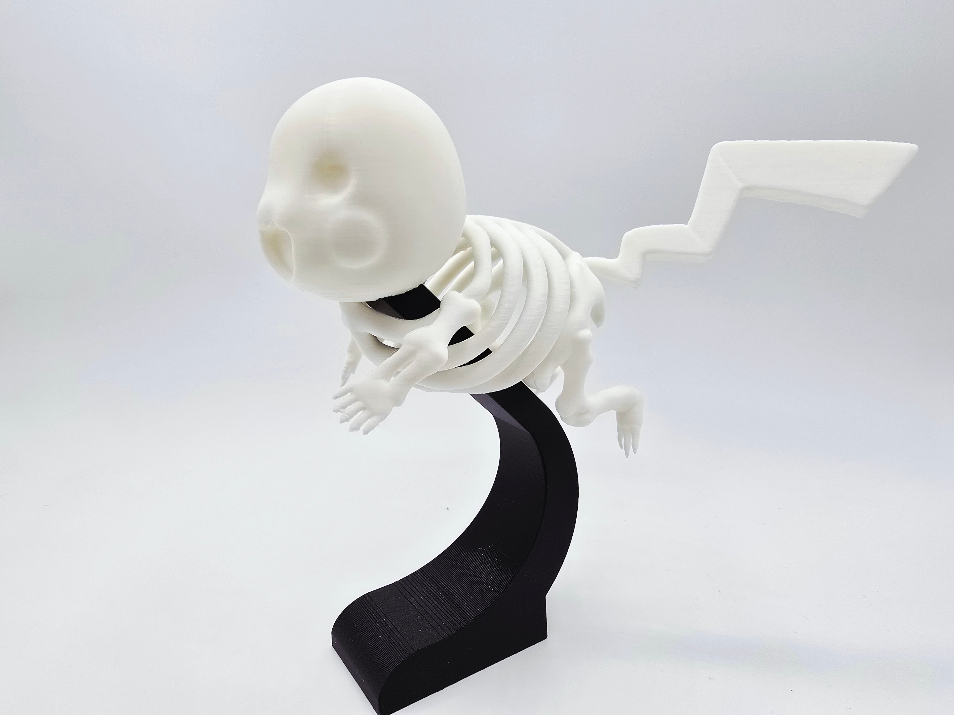 Skeleton Pikachu FanArt 3d model