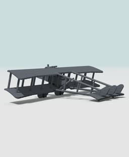 1:144 Savoia-Pomilio S.P.2 3d model